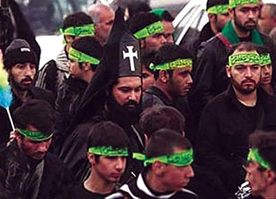 La présence de chrétiens aimant l'Imam Hossein &bull;participant à la marche d'Arbaïn